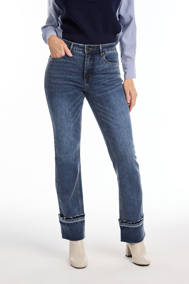 French Dressing Jeans French Dressing Olivia Bootleg Jeans W/ Cuff Detail 2218779