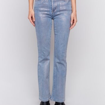 Charlie B Charlie B C5533P Shimmer Bootcut Leg Pant