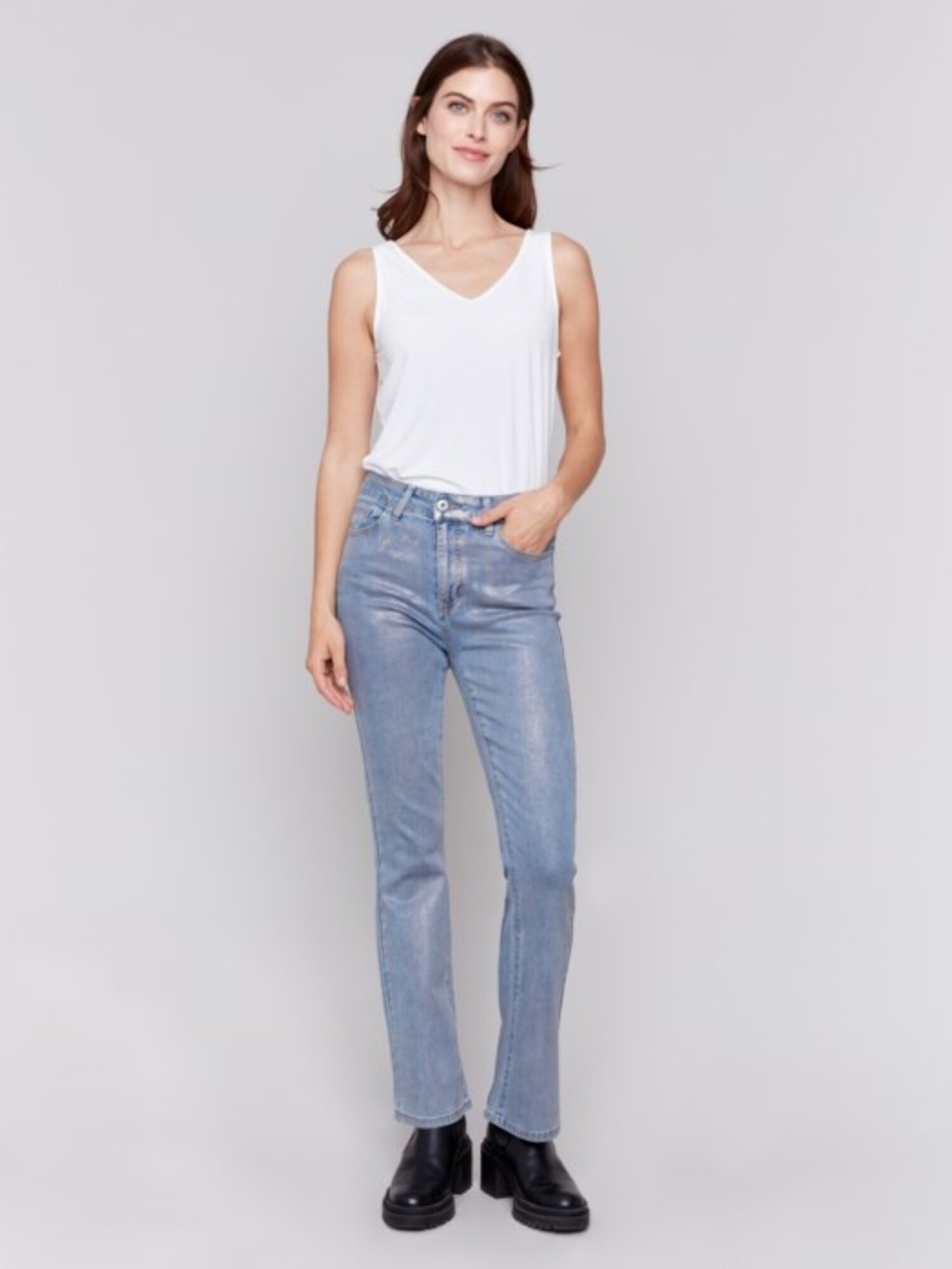 【INCHANT ME】Cabra semi bootcut pants INCHANT ME】Cabra semi bootcut pants (INCHANT ME/パンツ