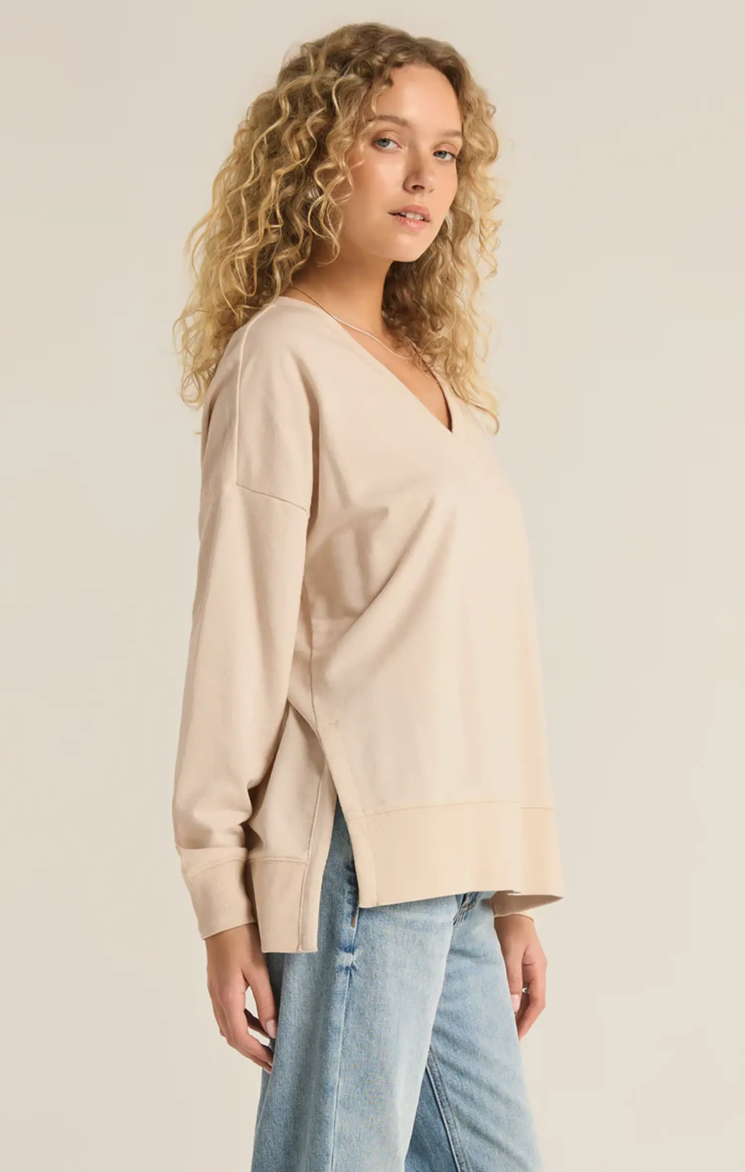Z Supply V Neck Weekender Sweater ZT231332 - Main Street Z Supply V Neck Weekender Sweater ZT231332 - Main Street