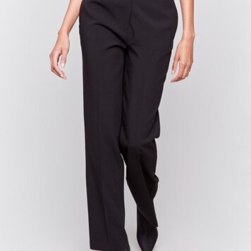 Charlie B Charlie B C5511S Pant w/ Zipper Opening