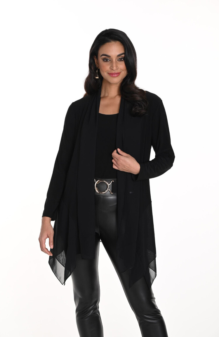 Frank Lyman Frank Lyman Knit Long Sleeve Throw-Over 243022