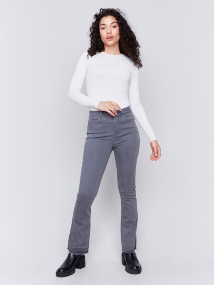 Charlie B Charlie B C5571 Ombre Bootcut Leg Pant