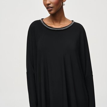 Joseph Ribkoff Joseph Ribkoff 243164 Silky Knit Top With Embellished Neckline