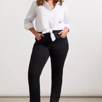 Tribal Tribal Size Inclusive Sophia 5 Pocket Curvy Straight Leg Jeans 7572V