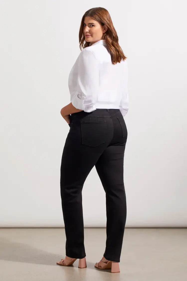 Tribal Tribal Size Inclusive Sophia 5 Pocket Curvy Straight Leg Jeans 7572V