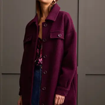 Tribal Tribal 7909O Boiled Wool Jacket With Pockets