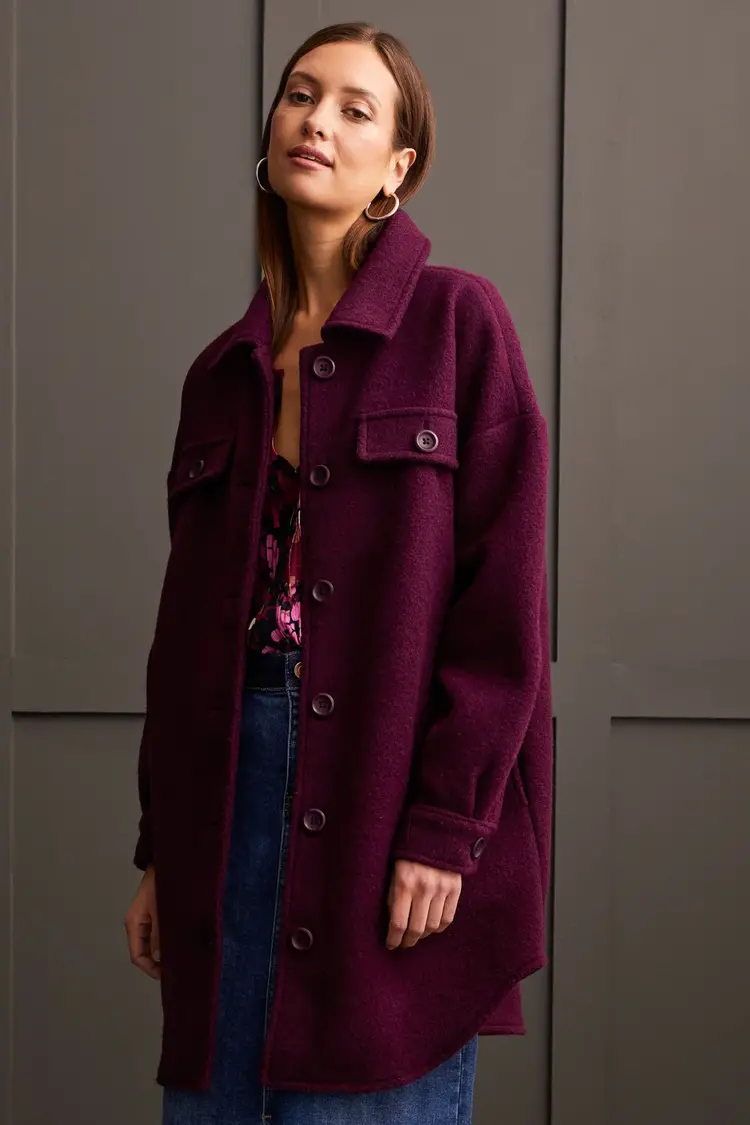 Tribal Tribal 7909O Boiled Wool Jacket With Pockets