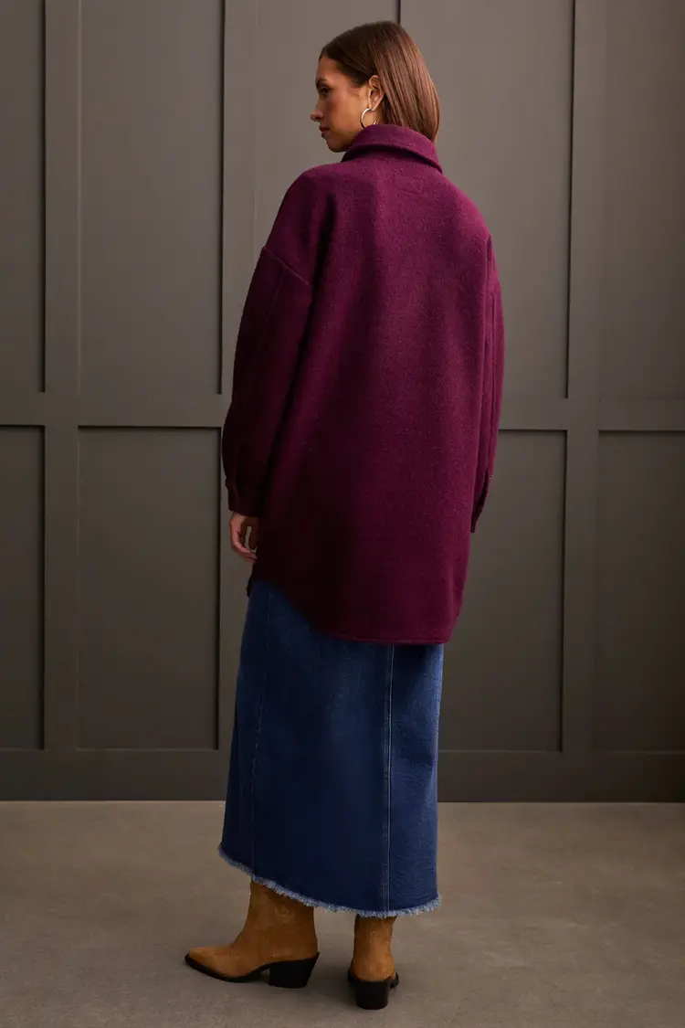 Tribal Tribal 7909O Boiled Wool Jacket With Pockets