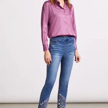 Tribal Tribal Audrey Pull On Slim Ankle W/ Fancy Embroidery 5675O