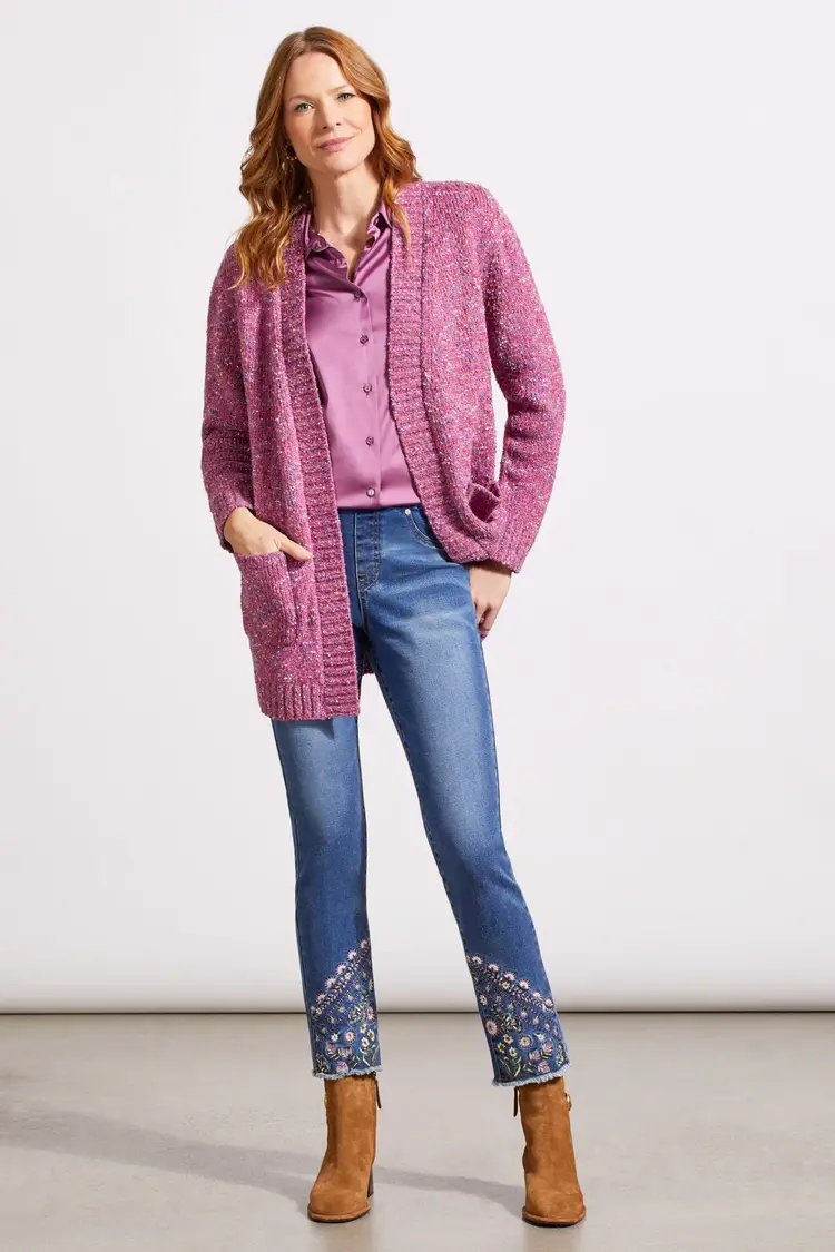 Tribal Tribal Audrey Pull On Slim Ankle W/ Fancy Embroidery 5675O