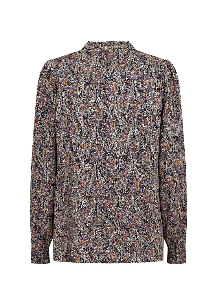 Soya Concept Soya Concept Ilya 1 Notch Neck Blouse