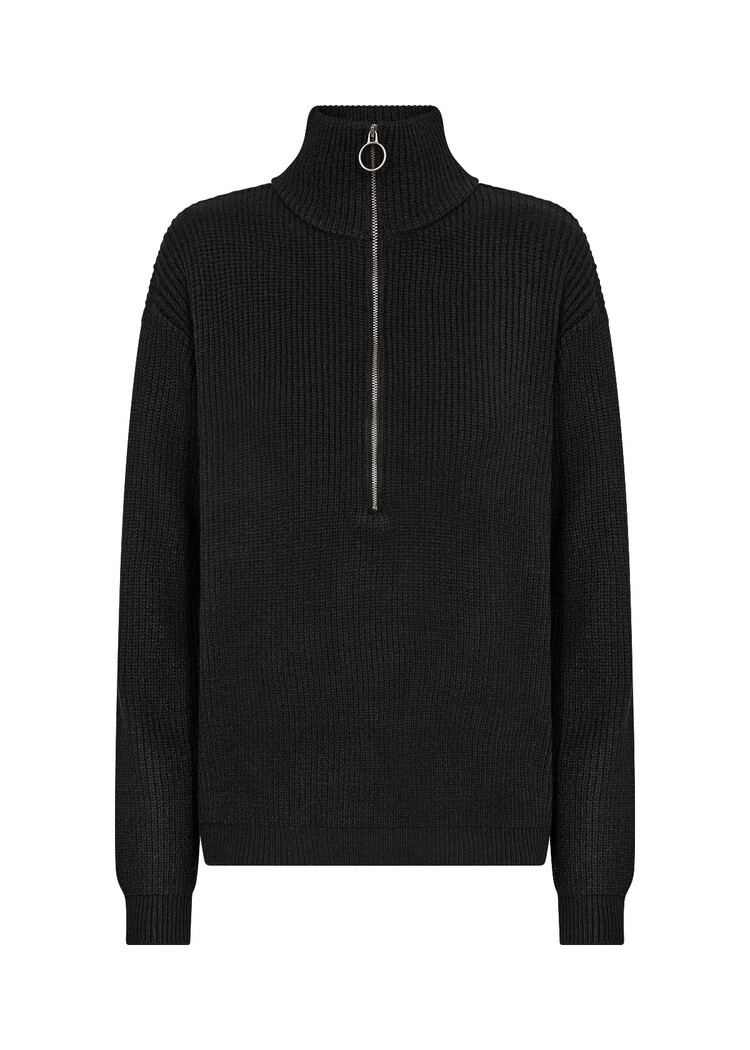 Soya Concept Soya Concept Ilia 2 3/4 Zip Knitted Sweater