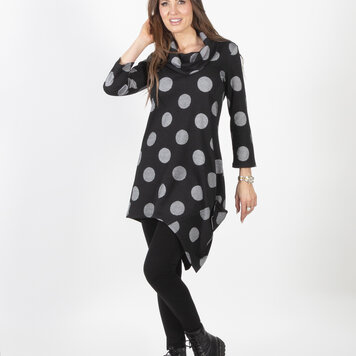 Pure Essence Pure Essence 565-4390 Cowl Neck Tunic