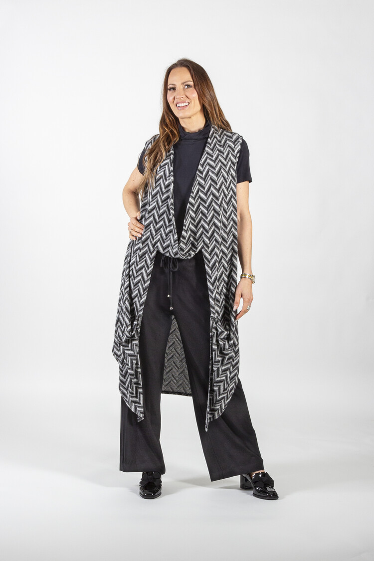 Pure Essence Pure Essence 210-4802 Short Sleeve Mock Neck Top