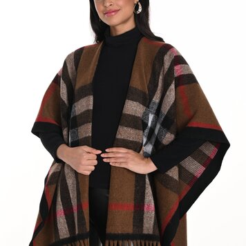 Frank Lyman Frank Lyman 243472U Plaid Poncho