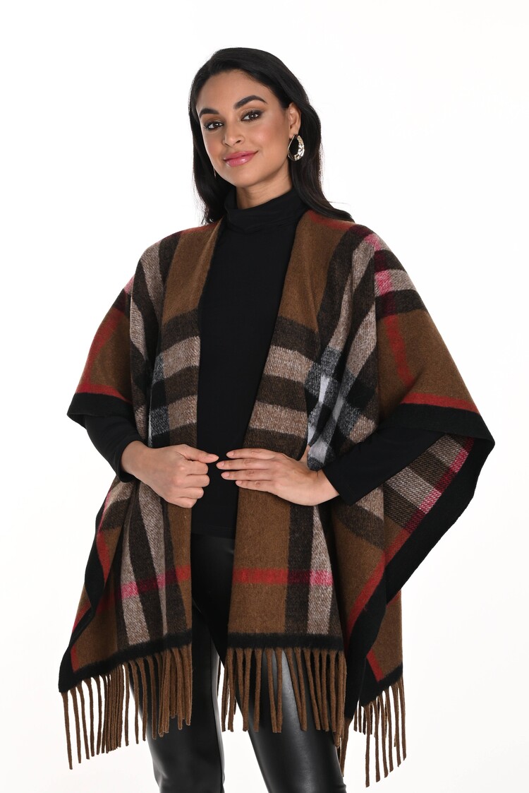 Frank Lyman Frank Lyman 243472U Plaid Poncho