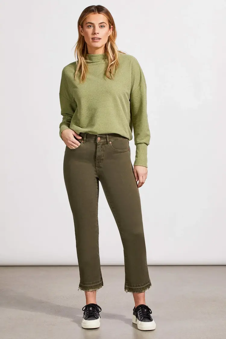 Tribal Tribal 5560O Sophia Curvy Hugging Microflare Crop