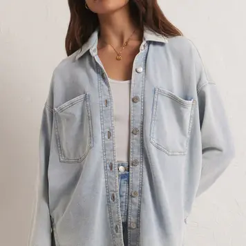 ZSUPPLY Z Supply All Day Knit Denim Jacket ZJ231161