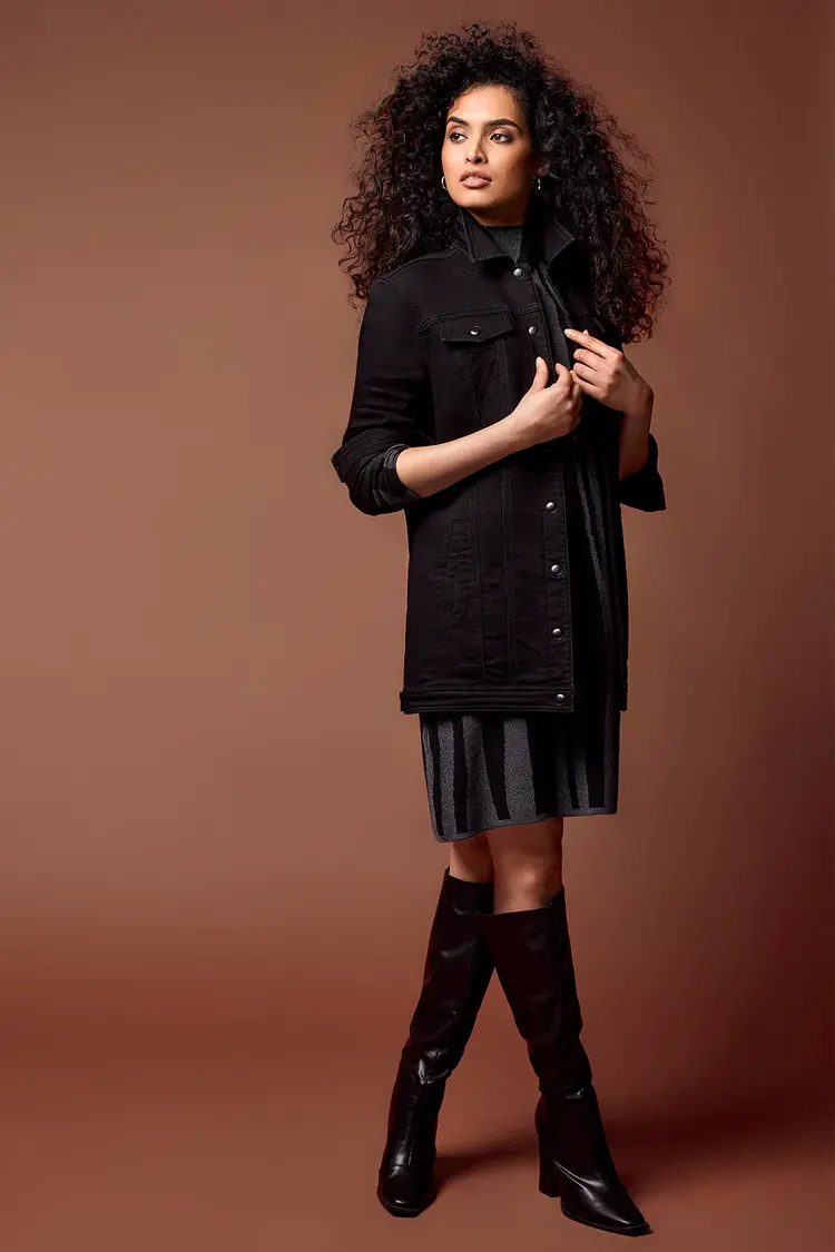 Tribal Tribal Maxi Jean  Jacket 6042O