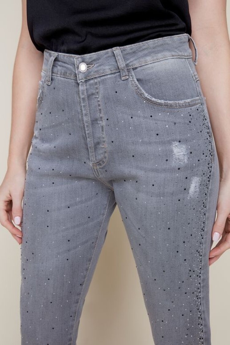 Renuar Renuar R10090D Slim Jean w/ Jewelled Detail