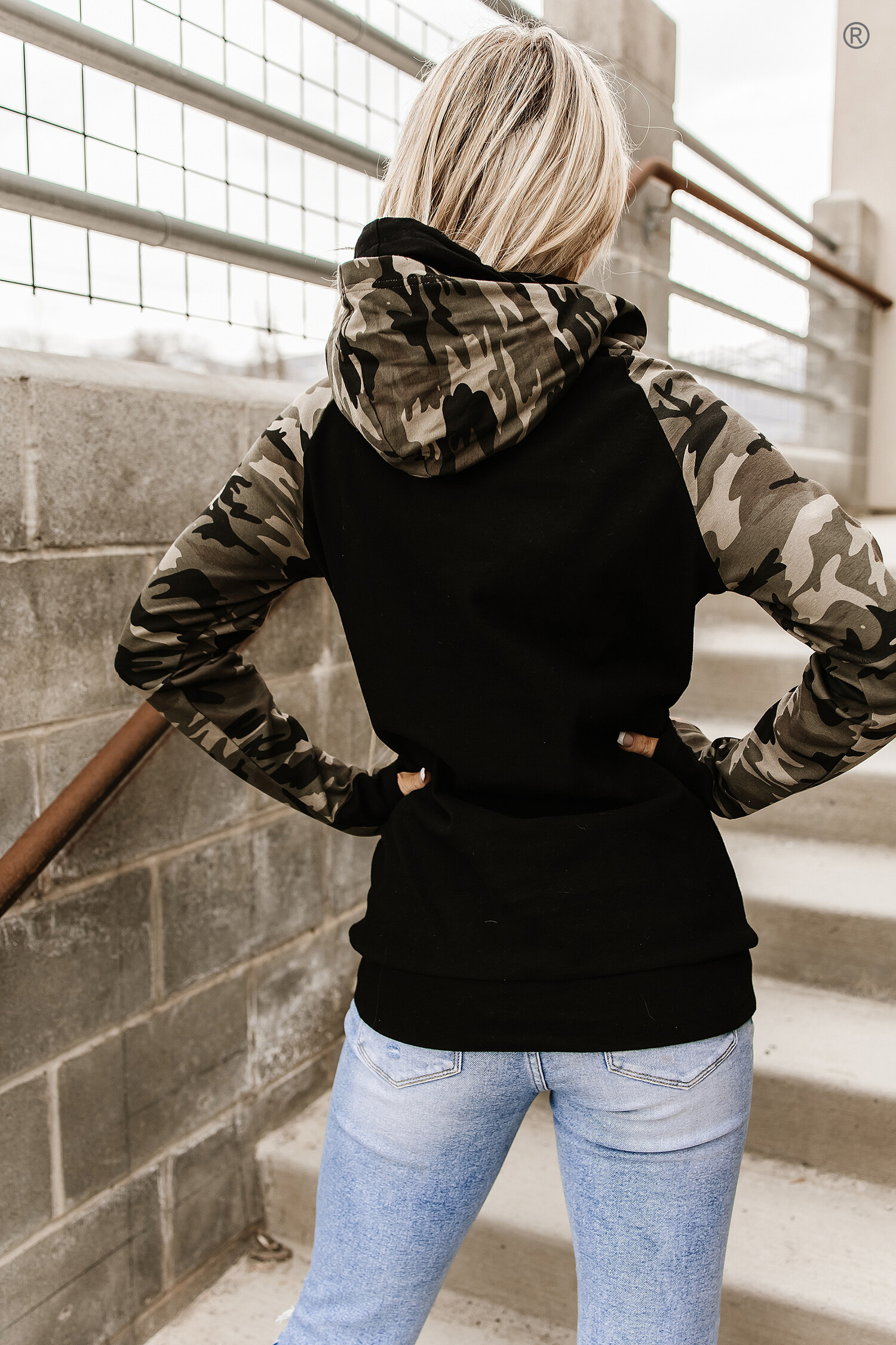 Ampersand Double Hooded Sweatshirt AVE2061 Main Street Clothing Company