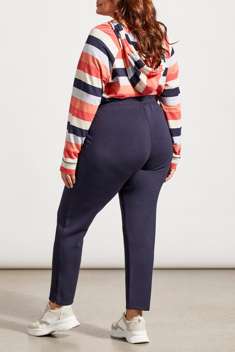 Tribal Tribal 1927V Size Inclusive Techno Lux Pull On Ankle Pant