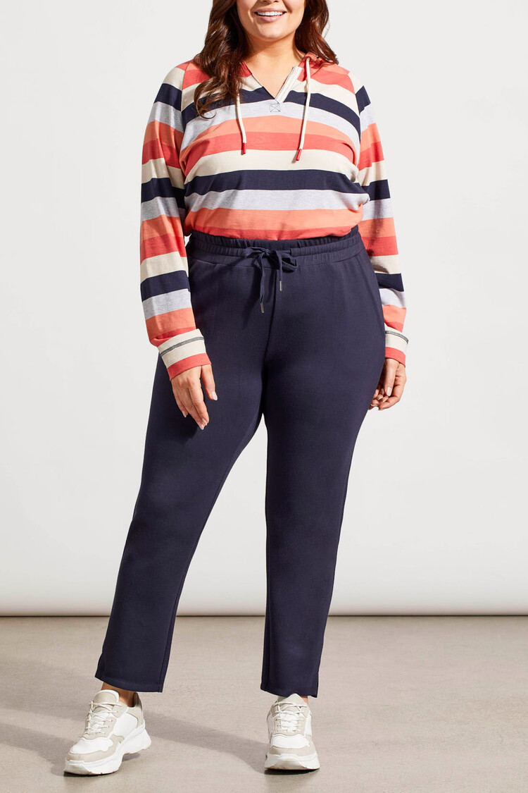 Tribal Tribal 1927V Size Inclusive Techno Lux Pull On Ankle Pant