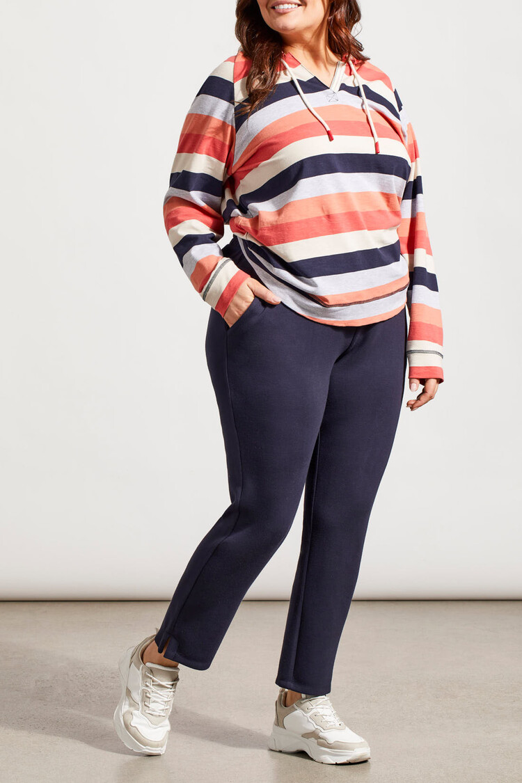 Tribal Tribal 1927V Size Inclusive Techno Lux Pull On Ankle Pant