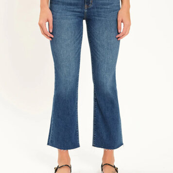 Daze Daze Shy Girl High Rise Crop Flare Jean D00016201SO