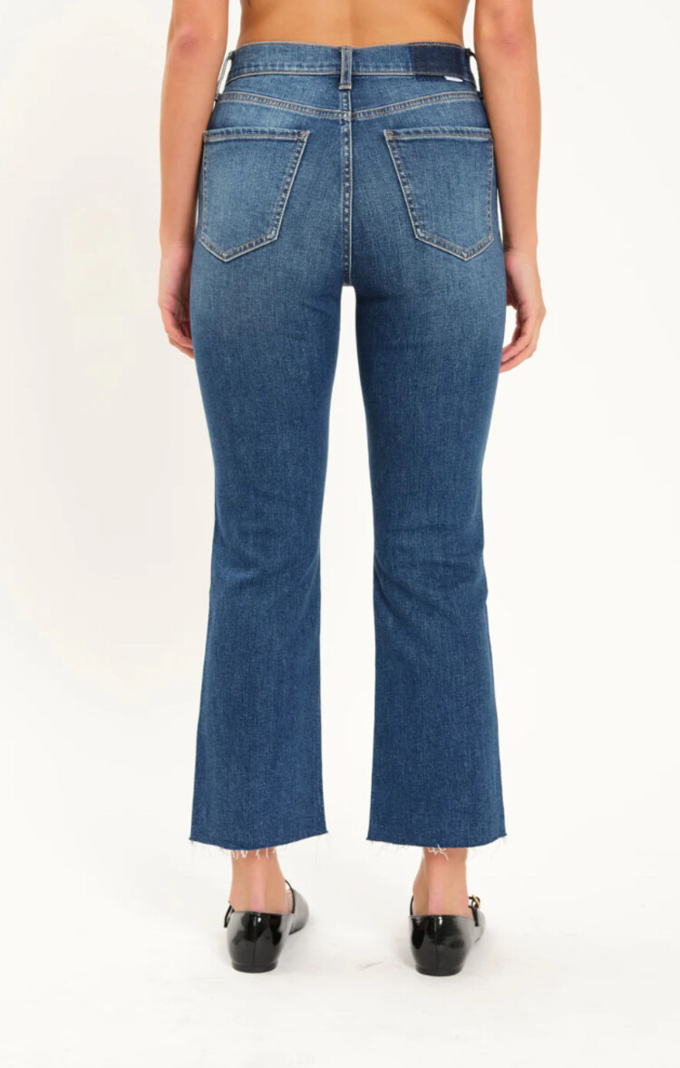 Daze Daze Shy Girl High Rise Crop Flare Jean D00016201SO