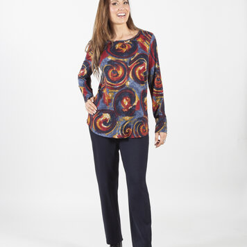 Pure Essence Pure Essence 176-2356 Pull On Straight Leg Pant