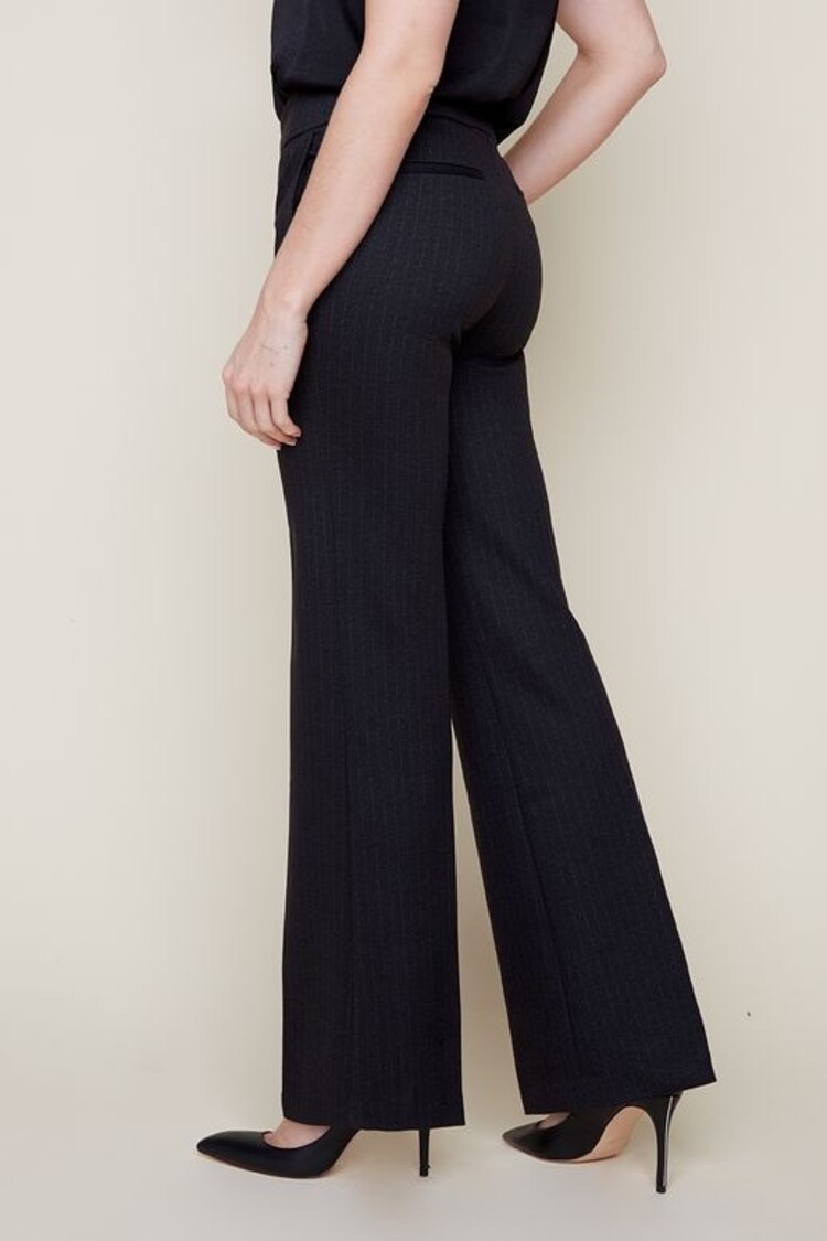 Renuar Renuar R10054 Pull On Knit Pant with Flare Leg