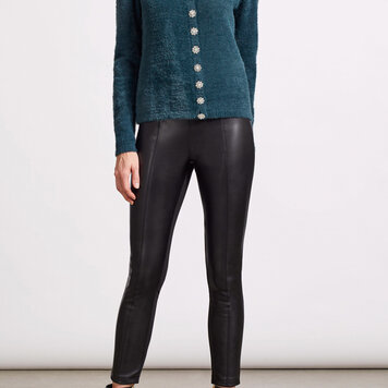 Tribal Tribal 7522O Faux Leather Combo Legging