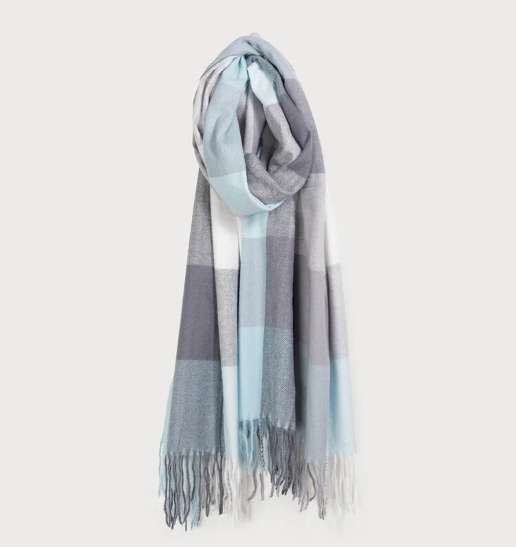 Caracol Caracol 6162 Large, Soft and Warm Plaid Pattern Scarf