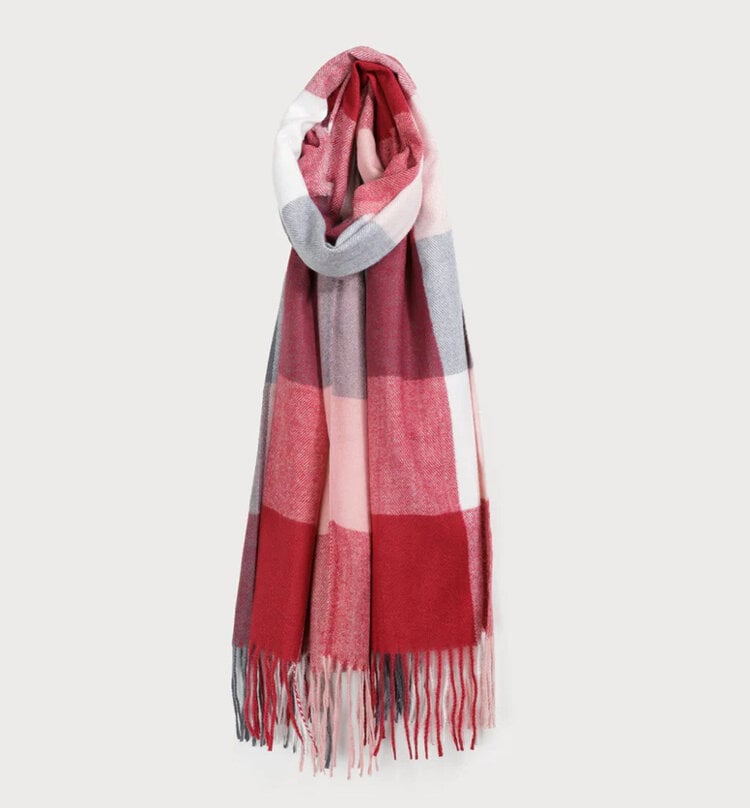 Caracol Caracol 6162 Large, Soft and Warm Plaid Pattern Scarf