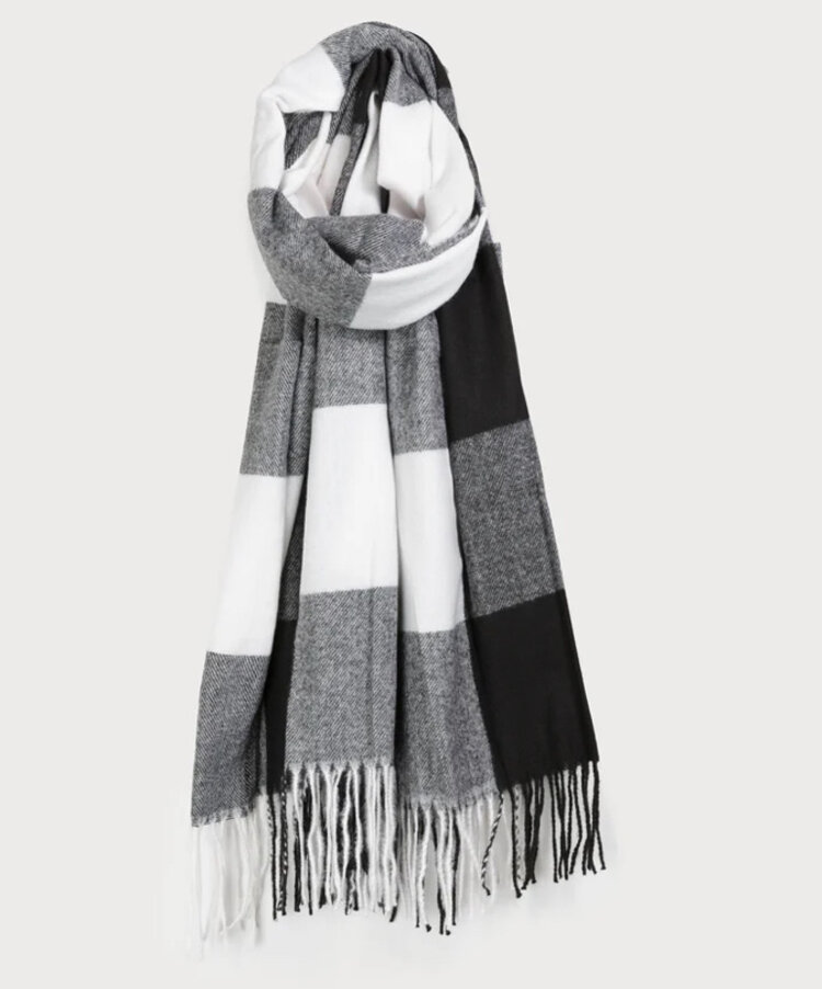 Caracol Caracol 6162 Large, Soft and Warm Plaid Pattern Scarf