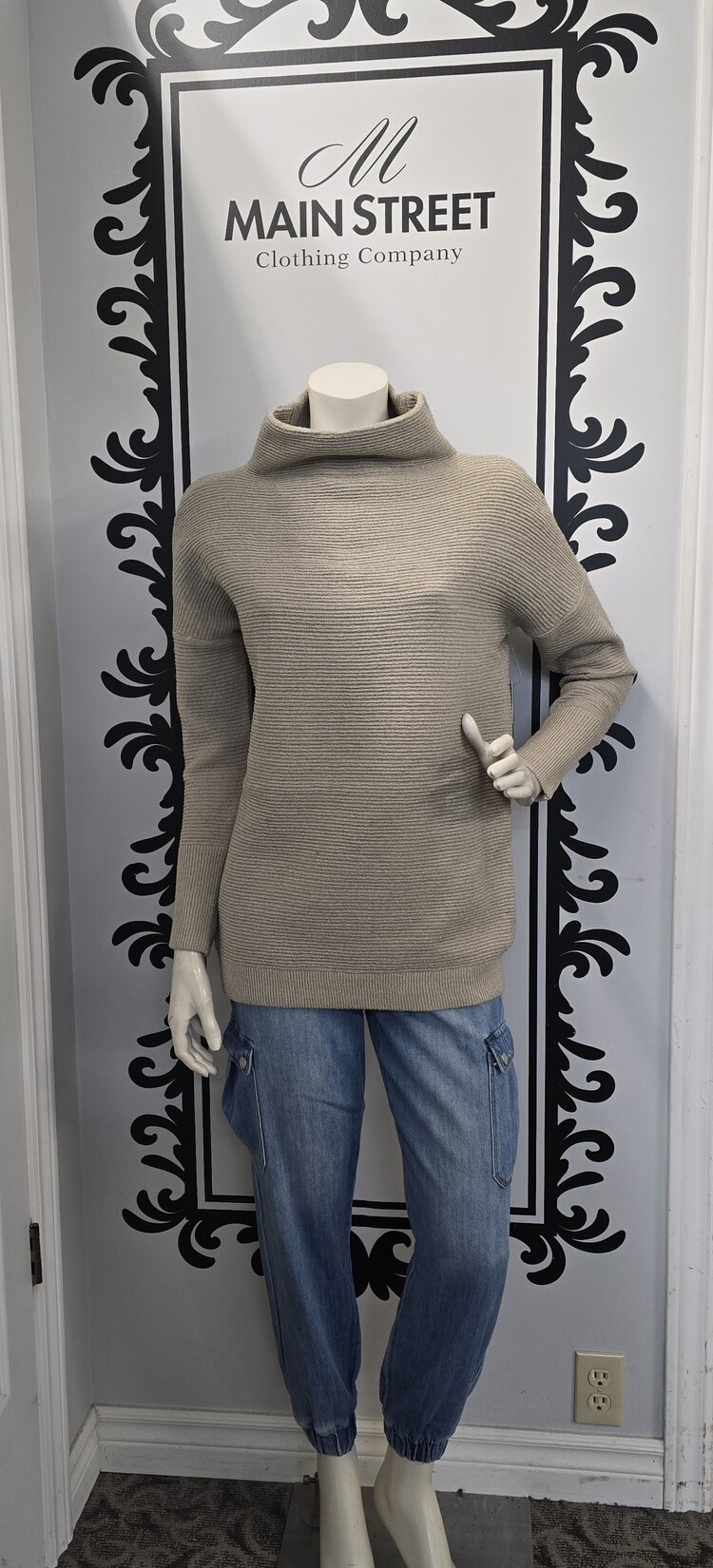 RD Style RD Style Nancy Ottoman Mockneck Sweater