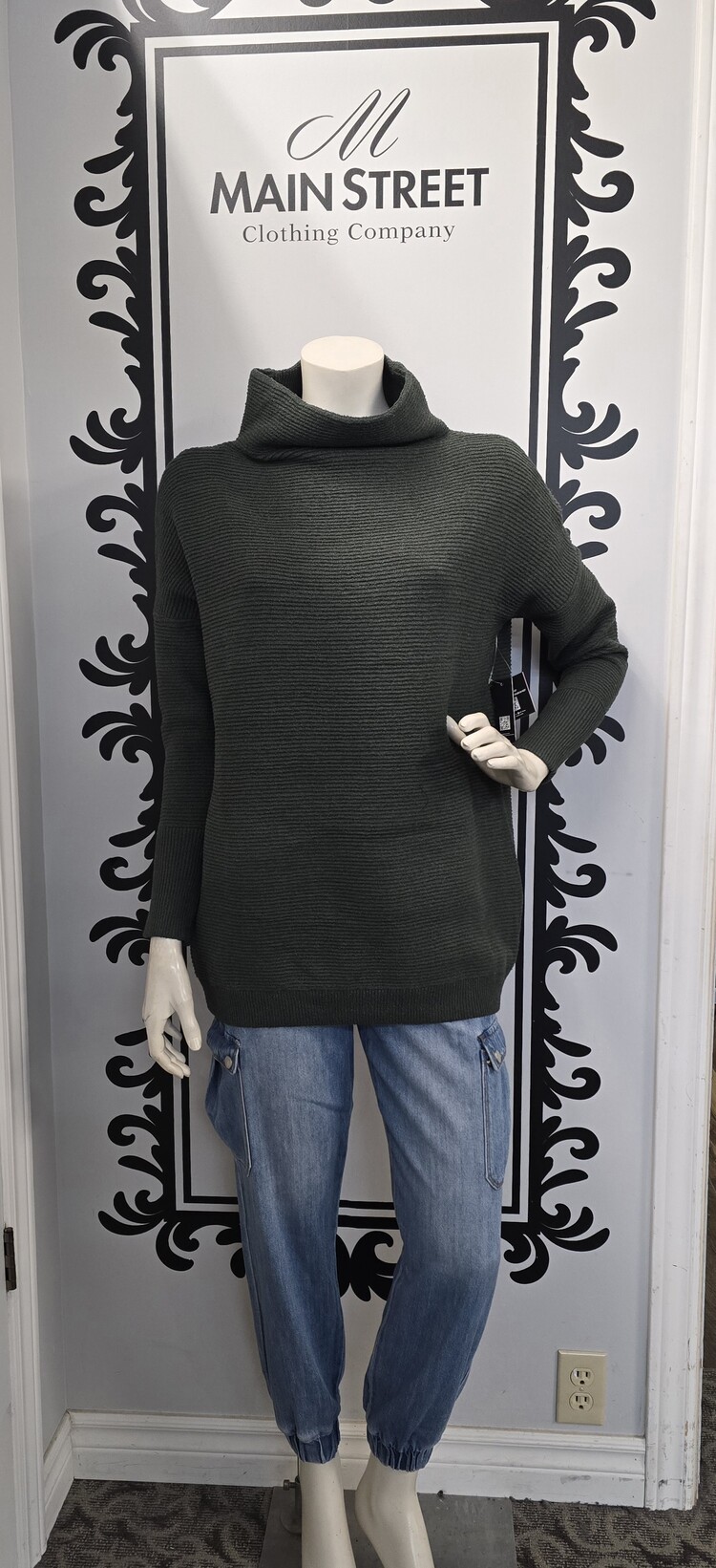 RD Style RD Style Nancy Ottoman Mockneck Sweater