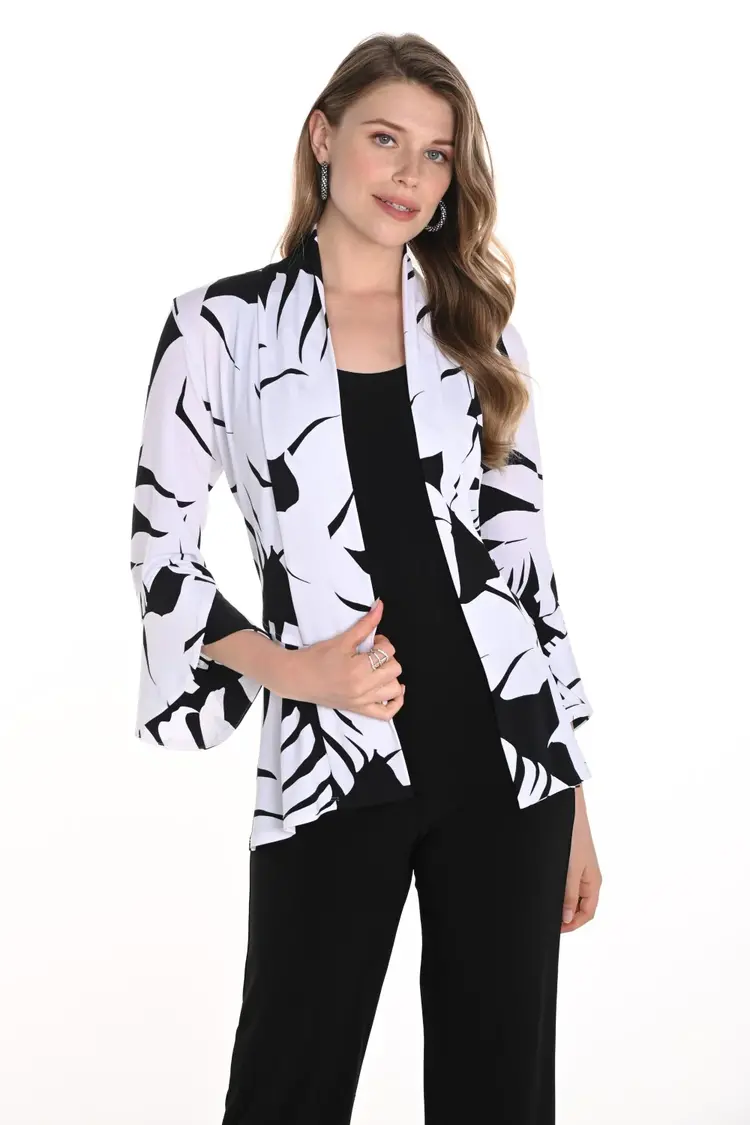 Frank Lyman Frank Lyman 256135 Open Front Knit Throw Over