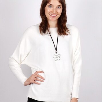 Cherie Bliss Long Bat Sleeve Loose Fit Sweater CL1319