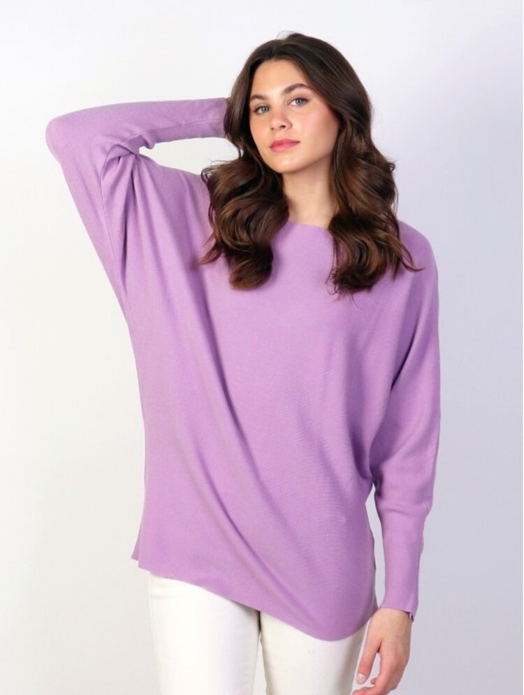 Cherie Bliss Long Bat Sleeve Loose Fit Sweater CL1319