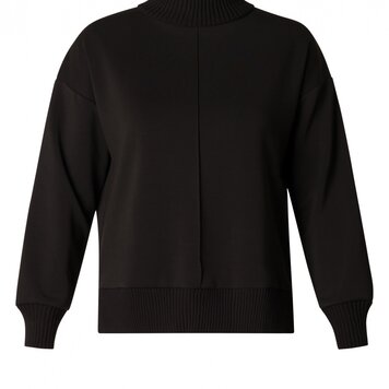 Yest Yest 0004795 Nele Ribbed Neck and Hem Sweater