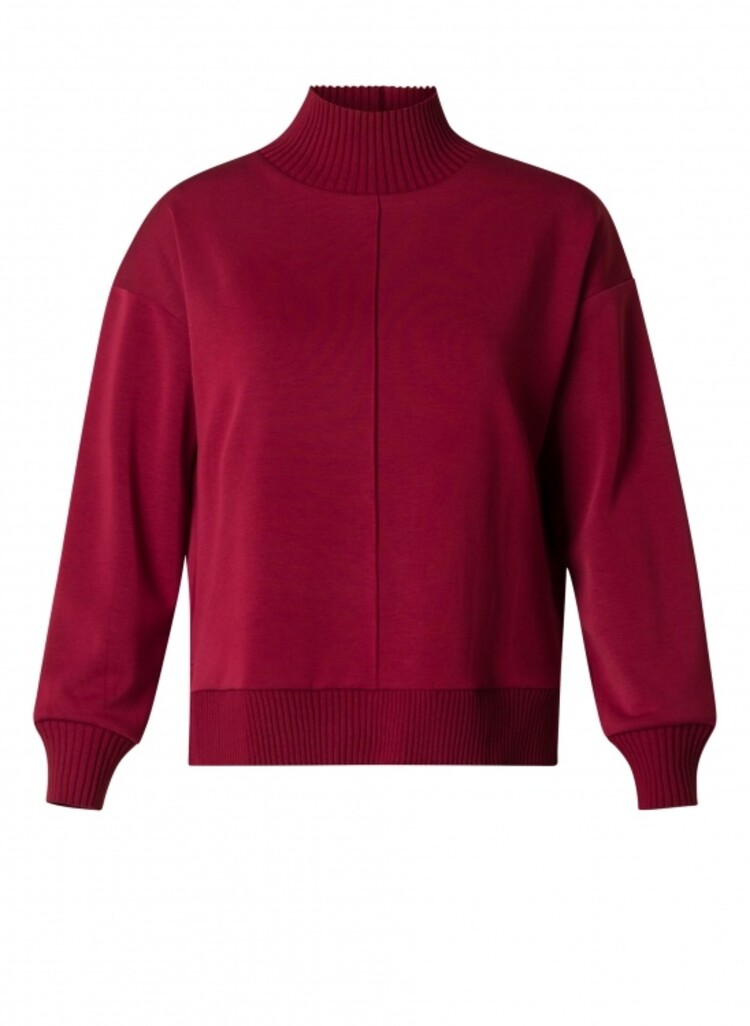 Yest Yest 0004795 Nele Ribbed Neck and Hem Sweater
