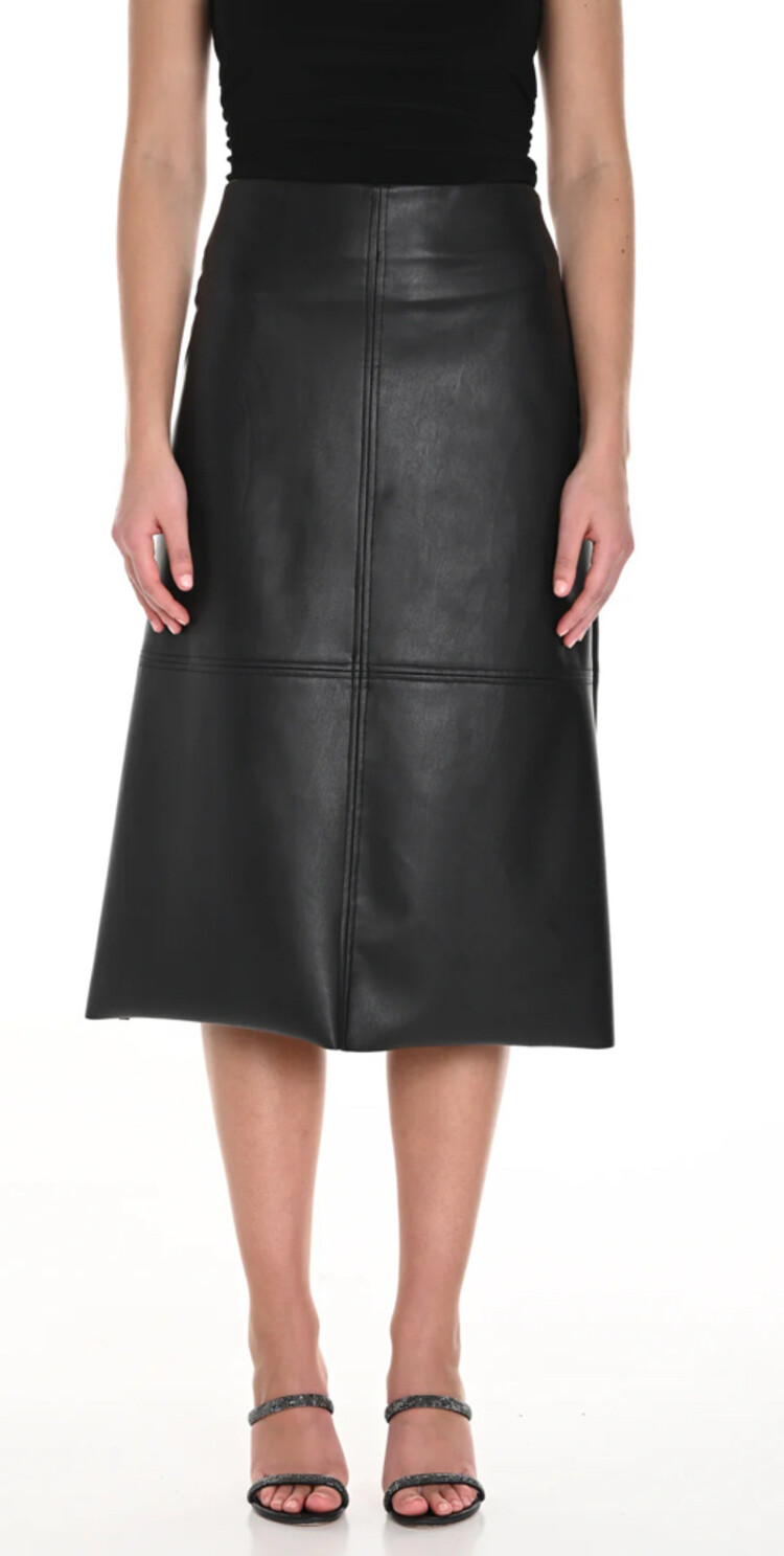 Frank Lyman Frank Lyman Polyurethane Midi Skirt 244101