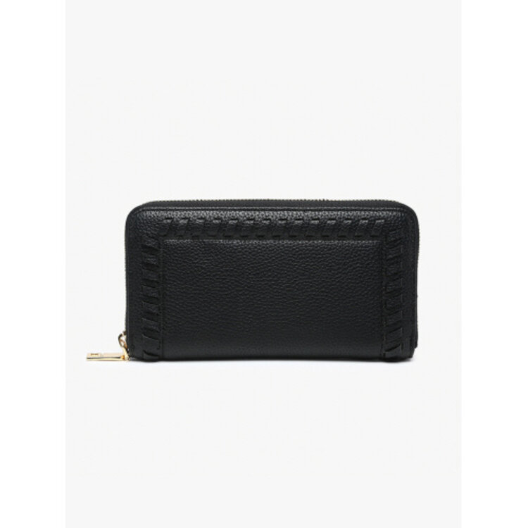 Jen & Co Jen & Co WL2595 Nora Whipstich Vegan Leather Wallet