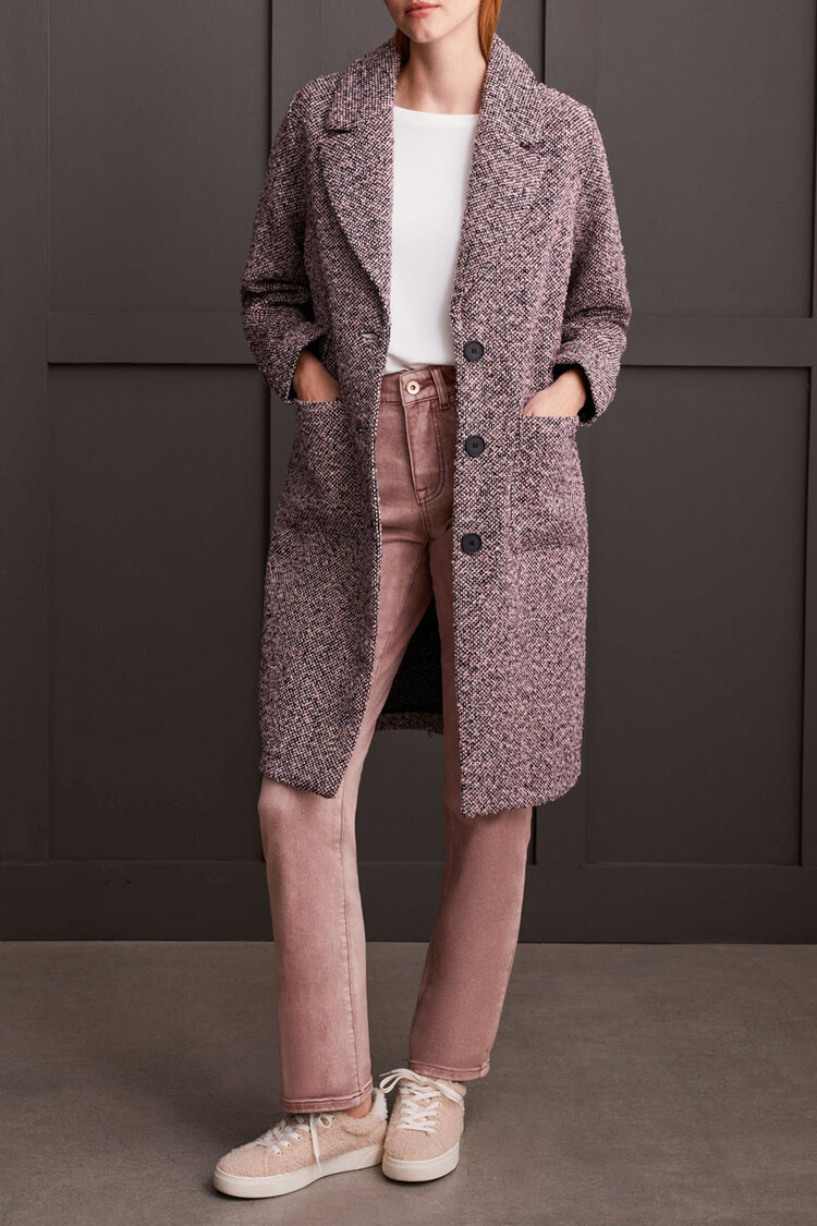 Tribal Tribal 5570O Unlined Duster Button Down Coat