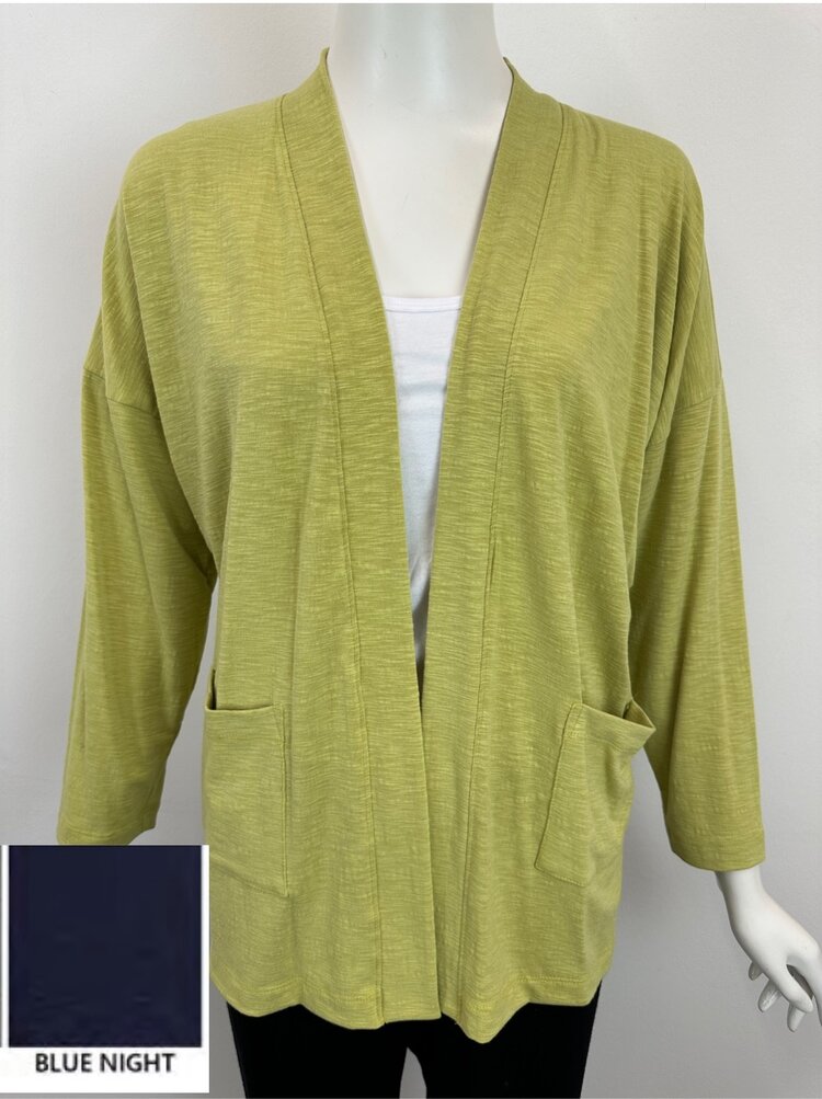 Nally & Millie Nally & Millie F678406 Open Cardigan with Pockets