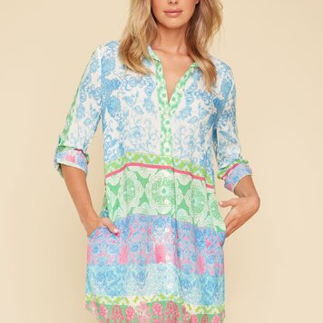 Renuar Renaur R4341 Button Down Knit Dress