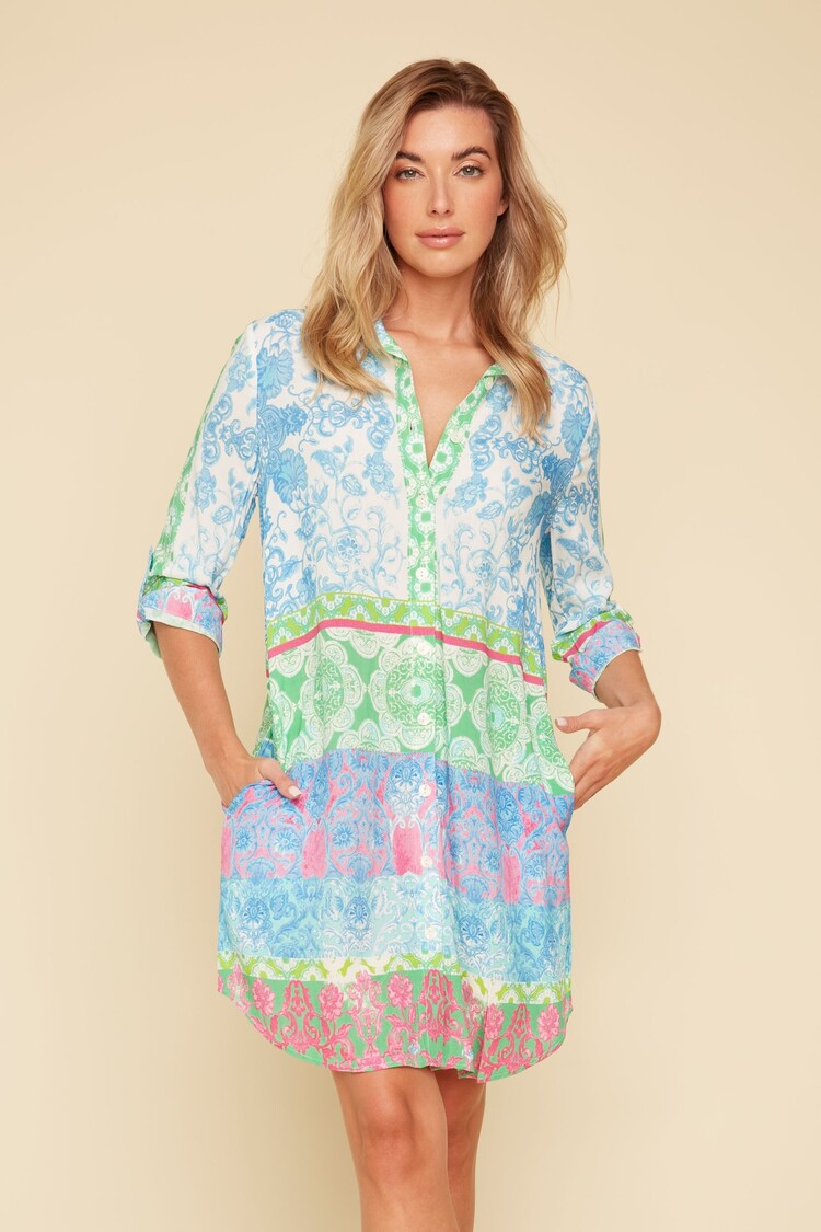 Renuar Renaur R4341 Button Down Knit Dress